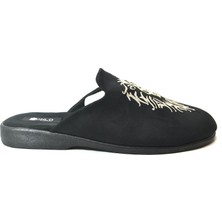 Onlo Ayakkabı SL.072A Siyah Ev Bohça Damat Erkek Ev Terlik