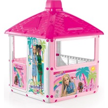 Dolu Oyuncak Barbie Oyun Evi 1610 Pembe Renkli Dayanıklı 135x104x104 cm Boyutunda Eğlenceli Tasarım