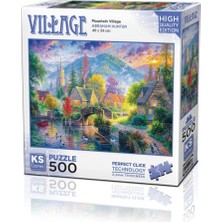 20046 Mountain Village 500 Parça Puzzle -Ks