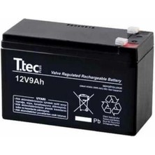 Ttec 12V 9AH Bakımsız Kuru Akü Yatay ve Dikey Kullanıma Uygun Güç Kaynağı