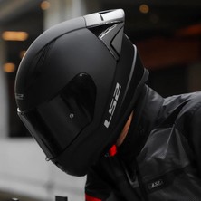 Ls2 Rapid 2 Race Full Face Motosiklet Kaskı Yarış Spoiler +  Şeffaf + Gökkuşağı Vizörlü