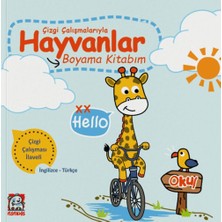 Çizgi Çalışmalarıyla Hayvanlar Boyama Kitabım