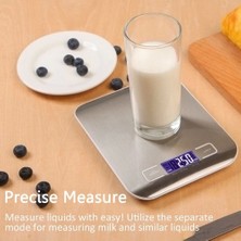Lüx Dijital Mutfak Terazisi 5 kg 1 gr Hassas Paslanmaz Çelik + Pil