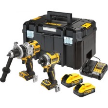 Dewalt DCK2200H2T 18V Xr 5.0 Ah Li-Ion Premium Powerstack Kömürsüz Ikiz Kit