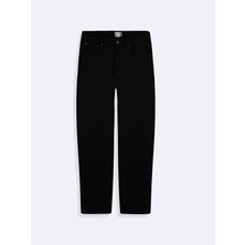 Lıoren Düz Paça Orta Bel Jean Pantolon