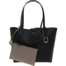 Lauren Ralph Lauren Siyah Kadın Shopper Çanta Rvrsble Tote-Tote-