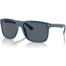 Ray-Ban Rb 4547 6717R5 60 Unisex Kare Lacivert Kemik Güneş Gözlüğü