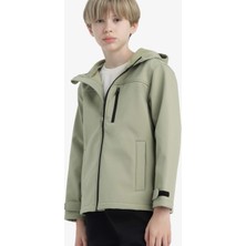 DeFacto Su İtici Kapüşonlu Polar Astarlı Yağmurluk Erkek Çocuk C6553A825AU