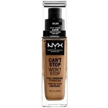 Fondöten - Can't Stop Won't Stop Full Coverage Foundation 13 Golden 30 ml 800897157302
