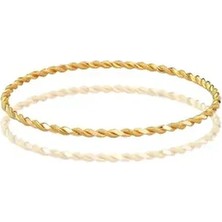 7 gr (Gram) 22 Ayar Işçiliksiz Paftalı Burma Bilezik