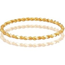 Tuğrul Kuyumculuk 20 gr Ağırlığında 22 Ayar Işçiliksiz Paftalı Burma Bilezik