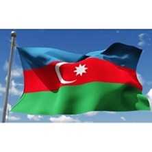 Azerbaycan Gönder Bayrağı 100X150CM Azerbaycan