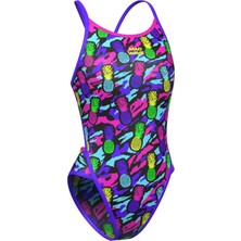 Mad Wave Kadın Mayo Antichlor Daria Pbt J8, Mor - Mor - S/36 Beden