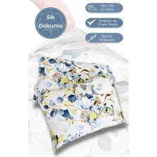 Yastık Kılıfı 2’li Flora Percale Baskılı %100 Pamuk 50X70 cm