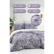 Nevresim Takımı Çift Kişilik Pp %100 Pamuk Percale Baskılı