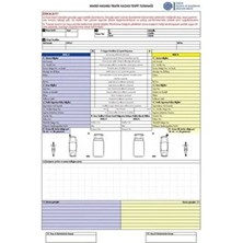 Pastel 25 Li A4 Boy Trafik Kaza Tutanağı 2 Nüsha Otokopili Kullanım İçin Uygun