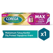 Corega Maksimum Güç Diş Protez Yapıştırıcı Krem 40 g