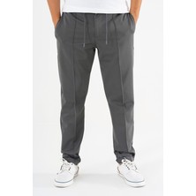 Souris Erkek Füme Çımalı Rahat Spor Pantolon Duble Paça Jogger Eşofman Altı