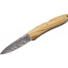 Lionsteel 8800UL Klasik Opera D2 Zeytin Ağacı Saplı Çakı