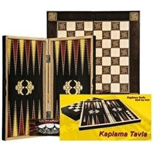 Orta Boy Ahşap Kaplama Tavla