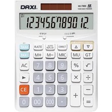 Daxi DX-7300 İŞLEM KONTROLLÜ BÜYÜK BOY HESAP MAKİNESİ, 12 HANELİ