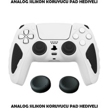 Ps5 Dualsense Koruyucu Silikon Kılıf + Analog Silikon Koruyucu