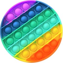 Giftmoda Renkli Pop It Oval
