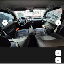 Peugeot 206 Kol Dayama Kolçak Sürgülü Model Ayarlı Siyah