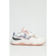 Benetton Beyaz Pudra Kadın Spor Ayakkabı Ithal BNI-12157