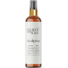 Okaliptus Suyu %100 Saf ve Doğal Gözenek Sıkılaştırıcı Arındıcı ve Yağ Dengeleyici - Tonik - 250 ml