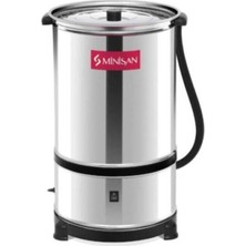 Minisan Kaymakçı Yayık Makinesi 10 Litre İki Kademeli Motor Paslanmaz Çelik Gövde ve Musluklu