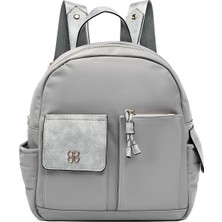 Kadın Gri Kumaş Sırt Çantası 25ABD28146F