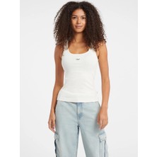 Guess Jeans Kadın Krem Top W5BP04KA0H1-G053