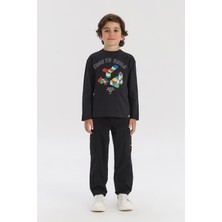 Bg Store Erkek Çocuk Siyah Tshirt
