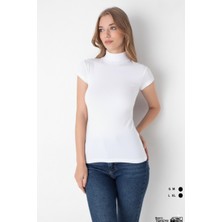 Kısa Kollu Yarım Balıkçı Yaka Badi/body