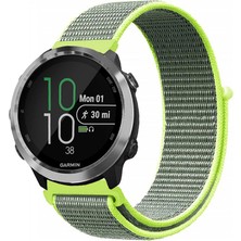 Garmin Forerunner 645 / 645 Music ile Uyumlu Kordon Cırt Cırtlı Spor Kumaş Kayış