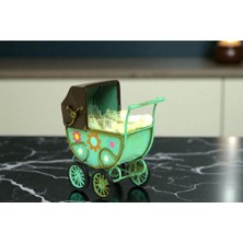 Sevimli Bebek Arabası Biblo Ev Ofis Dekoratif Vip