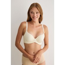 Balensiz Dolgulu Dikişsiz Lazer Sütyen 3304 Ekru