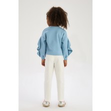 Bg Store Kız Çocuk Mavi Sweatshirt