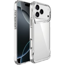 Gpack iPhone 17 Pro Max Uyumlu Kılıf Tmax Lüx Transparan Şeffaf Sert Silikon Şeffaf