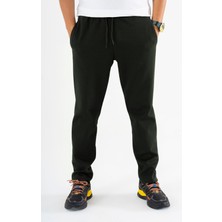 Souris Erkek Haki Jogger Pantolon Bağcıklı Lastikli Bel Rahat Kesim Eşofman Altı