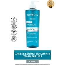 Bioxcin Acnium Sebum Dengeleyici Yüz Yıkama Jeli 500 ml Bitkisel İçerik ile Akneye Eğilimli Ciltler İçin