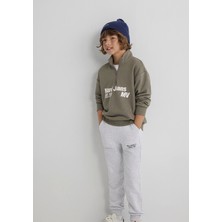 Mavi Yarı Fermuarlı Haki Sweatshirt 6S10142-86961