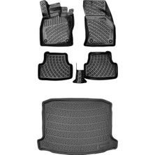 Bmy Oto Aksesuar Mercedes-Benz S Serisi 2006-2013 W221 (Uzun Şasi) 3D Araca Özel Paspas ve Bagaj Havuzu Set