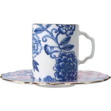 Porland Pinky Desen2 4 Kişilik Kahve Takımı 80CC