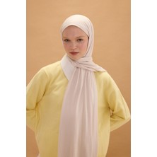 Camellia Scarfs Bambu Penye Şal - Ekru