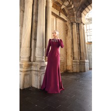 Yakası Taşlı Abiye Peri 1047