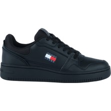 Tommy Hilfiger Fine Cleat Retro Erkek Siyah Spor Ayakkabı (EM0EM01612-BDS)