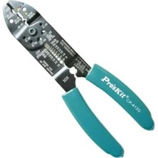 Proskit CP-413G Çok Işlevli Kablo Soyucu, Kesici, Terminal Sıkma Pense