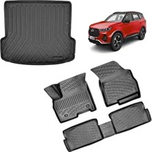 Rizline Chery Tiggo 7 Pro 2023 Araca Uygun 3D Havuzlu Paspas ve Bagaj Havuzu Kaymaz Taban Özellikli